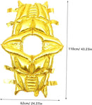 Armor theme pripučiamų šarvų rinkinys, auksinė spalva