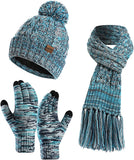 Žiemos rinkinys (pirštinės, šalikas, kepurė), mėlyna/pilka M1211043-2
