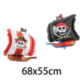 Pirate vakarėlio dekoravimo balionų rinkinys