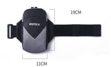 RIMIX RM103 sportinis telefono dėklas ant rankos, juodas
