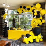 Black Bee Theme balionų rinkinys (195 vnt)