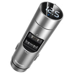 Baseus Energy Column Bluetooth FM moduliatorius, kroviklis 2x USB QC3.0 3,1A