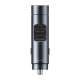 Baseus Energy Column Bluetooth FM moduliatorius, kroviklis 2x USB QC3.0 3,1A