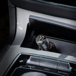 Baseus Energy Column Bluetooth FM moduliatorius, kroviklis 2x USB QC3.0 3,1A