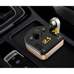 Dudao Bluetooth automobilinis FM moduliatorius, kroviklis 2x USB 3.4A