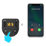 Dudao Bluetooth automobilinis FM moduliatorius, kroviklis 2x USB 3.4A