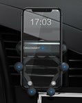Wozinsky Gravity Car Mount Phone Holder for Air Outlet black (WCH-01) - www.e-navigacijos.lt