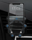 Wozinsky Gravity Car Mount Phone Holder for Air Outlet black (WCH-01) - www.e-navigacijos.lt