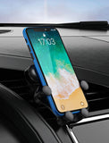 Wozinsky Gravity Car Mount Phone Holder for Air Outlet black (WCH-01) - www.e-navigacijos.lt